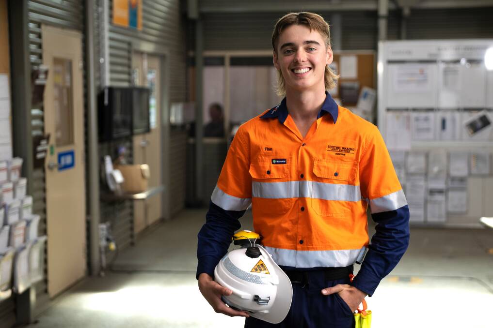 Finn one of Glencore's current apprentices. Picture supplied