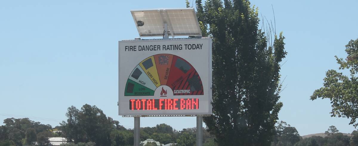 SEVERE: The Cudgegong RFS district recently had four-straight days of 'severe' fire danger ratings.