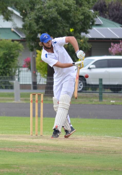 OPENING SHOTS: Gulgong RSL opener Cal Ruming top scored with 56 in his side's winning run chase against Centennial. FILE PIC.