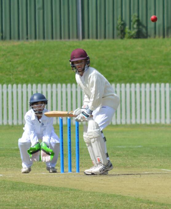 OUT THE GATES: Lochie Endacott (shown here batting) has already started 2017 on a strong note, with more to come from the young cricketer. Photo: supplied.
