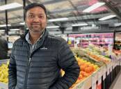 Director of Foodworks Mudgee, Rohit Paili standing in front of the fresh produce at the Mudgee store on Wednesday morning, July 24, 2024. Picture by Benjamin Palmer