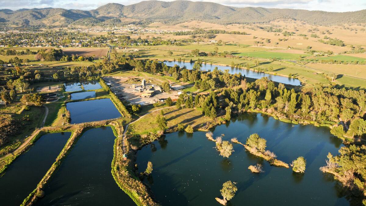 The Putta Bucca wetlands as seen from the sky. FILE