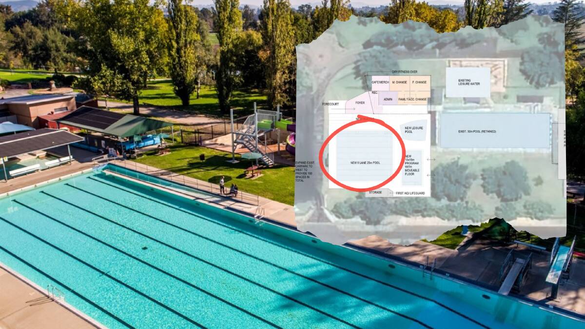 Mudgee's existing outdoor pool. Photo: Mid-Western Regional Council