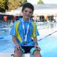 Ruben Oxenburgh took home two medals from the NSW Primary School Sports Association Multi Class swimming event. Picture by Carla Freedman. 