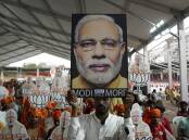 Narendra Modi is seeking a rare third consecutive term as India's Prime Minister. (AP PHOTO)
